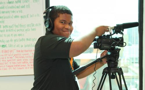 Josh Wright is a Clinton High School student. He was first introduced to audio/video at church and then focused his time at YMP on video. He directed and edited the Woolworth's Sit-In mini-documentary. 